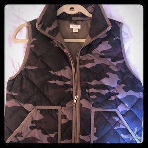 JCrew Factory Camo Vest